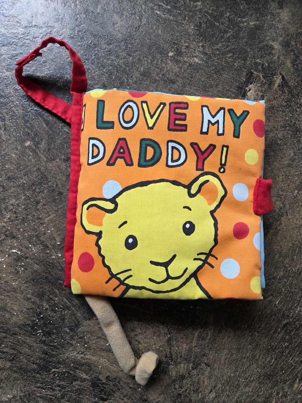 Little Jellycat Plush Sensory 'I Love My Daddy' Soft Cloth Book